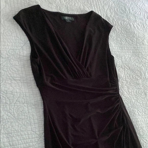 Ralph Lauren Elegant Black Midi Dress - Picture 3 of 4